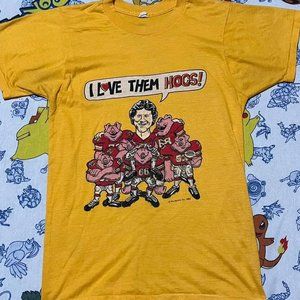 Vintage 1983 Washington Redskins I Love Them Hogs Pullover shirt sweatshirt